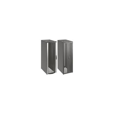 HOFFMAN Gabinete de servidor para PC, Con laterales, 42 UR, Acero, Negro - PSCPC20610B