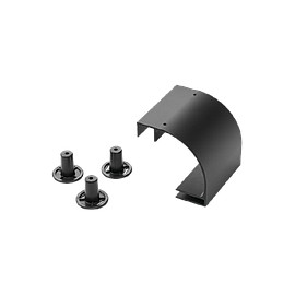 HOFFMAN Kit de caída radial, 12.00, Aluminio, Negro - LRD12BLK