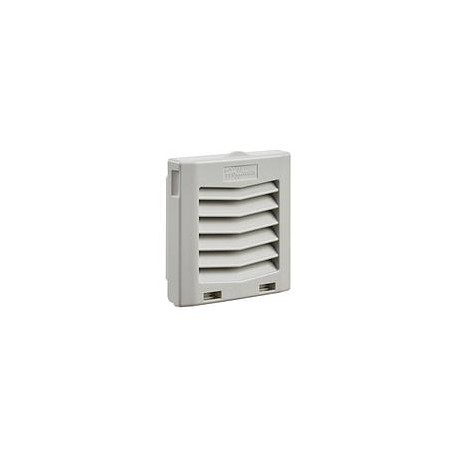 HOFFMAN Rejillas de escape para ventiladores con filtro HG, IP54, Gris claro - HG0400404