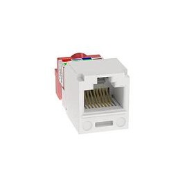 Módulo universal blanco, de 8 cables, de 8 posiciones, de categoría 5e - CJ5E88TWH