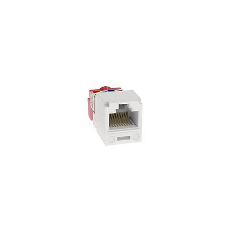 Módulo universal blanco, de 8 cables, de 8 posiciones, de categoría 5e - CJ5E88TWH