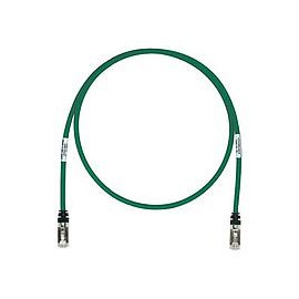 Copper Patch Cord, Cat 6A, Green S/FTP C