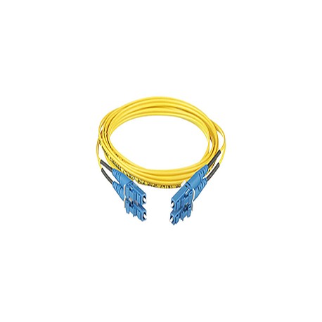 PANDUIT Cable de conexión de 2 fibras OS2, LC dúplex a LC dúplex, clasificación vertical (OFNR), cable con cubierta de 16 mm, e