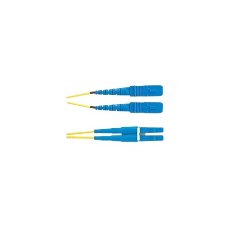 PANDUIT Cable de conexión de 2 fibras OS2, LC dúplex a LC dúplex, clasificación vertical (OFNR), cable con cubierta de 16 mm, e