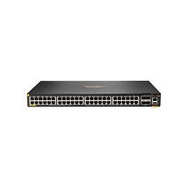 Switch 6200F Aruba, 48 puertos, PoE+ 370 W, 4 puertos SFP+ 1G/10G - JL727A