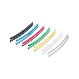 PANDUIT Envoltura termocontraíble de pared delgada, multicolor, diámetro de 1.6mm, poliolefina reticulada - HSTT06YK1