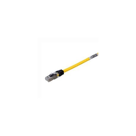 Copper Patch Cord, Cat 6A, Yellow S/FTP