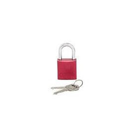 Aluminum Body Padlock, Red