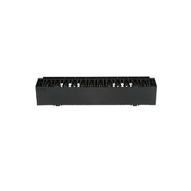 PANDUIT Organizador de cables horizontal, 2RU, ABS, Negro - NCMHF2