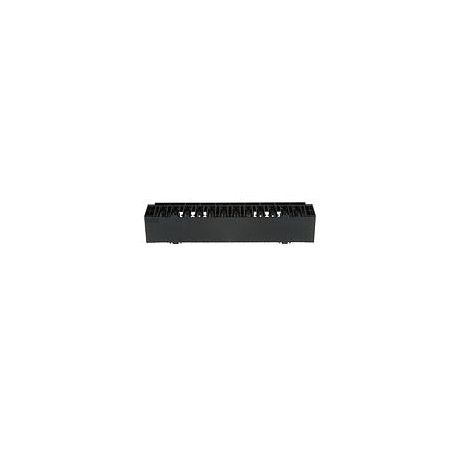 PANDUIT Organizador de cables horizontal, 2RU, ABS, Negro - NCMHF2