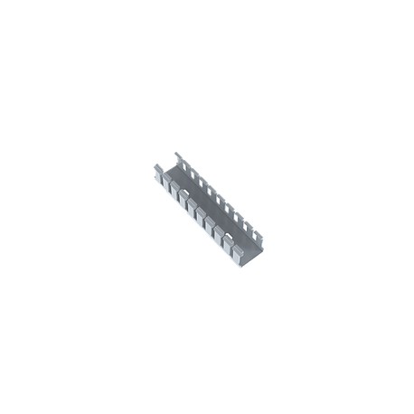 PANDUIT Conducto de cableado de ranura ancha, PVC sin plomo, Gris, 1.8M - G1X1LG6