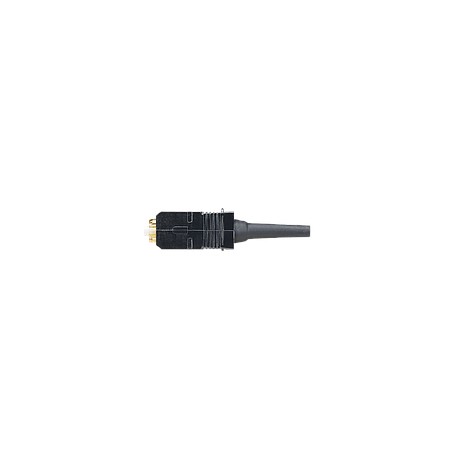 PANDUIT Conector de fibra óptica OptiCam SC, OM2, Multimodo, Negro - FSC2MC5BL