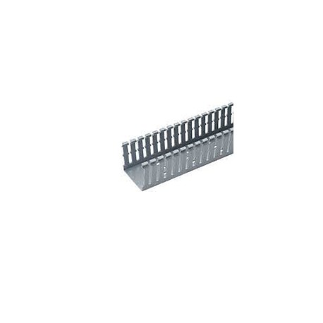 PANDUIT Conducto ranurado estrecho, PVC, 3 X 1 X 6 ' - F3X1LG6