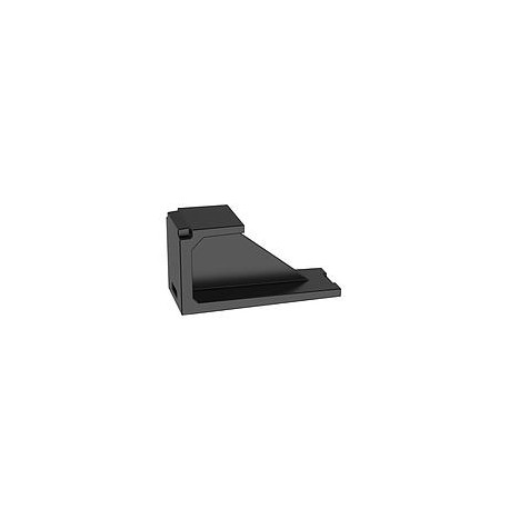 Blank Module, 1 Port,  Black