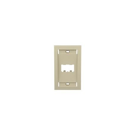 Placa de Pared Panduit Mini-Com, 2 Puertos, ABS, marfil eléctrico - CFPE2EIY