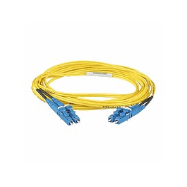 PANDUIT Cable de parcheo OS2 de 2 fibras LC duplex a LC duplex, clasificado riser (OFNR), cable con revestimiento de 1.6mm, - F