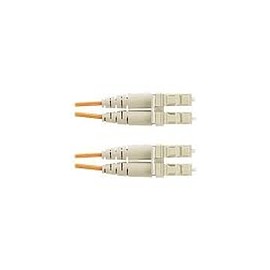 PANDUIT Cable de parcheo OM1 de 2 fibras, LC duplex a LC duplex, clasificado riser (OFNR), cable con revestimiento de 1.6mm - F