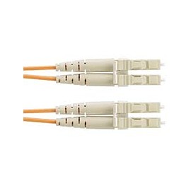 PANDUIT Cable de parcheo OM1 de 2 fibras, LC duplex a LC duplex, clasificado riser (OFNR), cable con revestimiento de 1.6mm - F