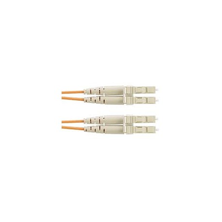 PANDUIT Cable de parcheo OM1 de 2 fibras, LC duplex a LC duplex, clasificado riser (OFNR), cable con revestimiento de 1.6mm - F