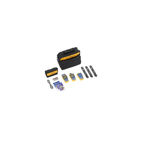 FLUKE NETWORKS Kit de comprobador de fibra y cobre en red, MicroScanner, Pantalla LCD monocromo - MS2FTK