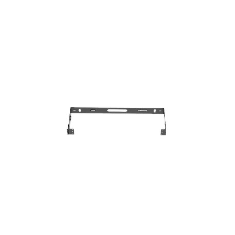 PANDUIT Soporte de montaje en pared con bisagra, 1 RU, Acero, Negro - WBH1