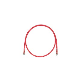 PANDUIT Cable de conexión UTP, Categoría 6, Enchufes modulares TX6 PLUS, Rojo - UTPSP7RDY