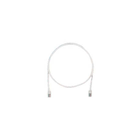 PANDUIT Cable de conexión UTP, Categoría 6, Enchufes modulares TX6 PLUS, Blanco - UTPSP14Y