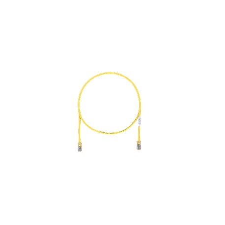 PANDUIT Cable de conexión UTP, Categoría 5e, 24 AWG, Amarillo - UTPCH5YLY