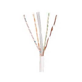 PANDUIT Bobina de cable  U / UTP, TX6000,  Categoría 6 mejorado, 23 AWG, 4 Pares, 305M, Blanco - PUC6004WHFE