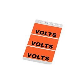 Voltage Marker Book, Vinyl, '110 VOLTS',