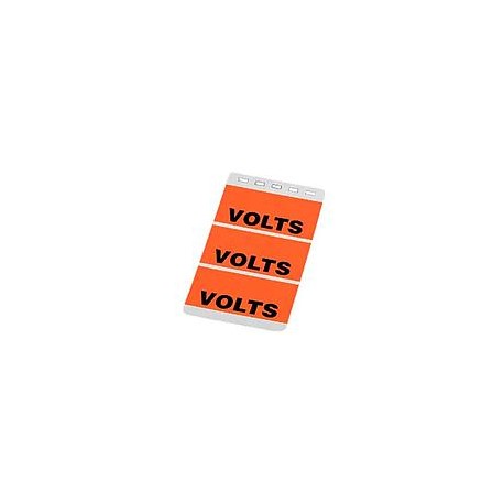 Voltage Marker Book, Vinyl, '110 VOLTS',