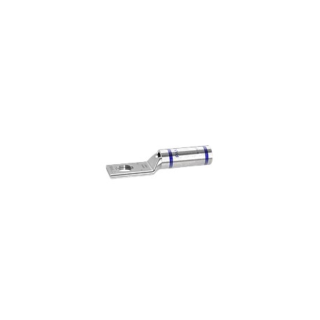 PANDUIT Conector de compresión estañado, Cobre, AWG 6, Azul  - LCA614L