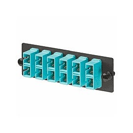 PANDUIT FAP con 6 adaptadores SC de 10 GbE en mm simple (AQ) - FAP6WAQSCZ