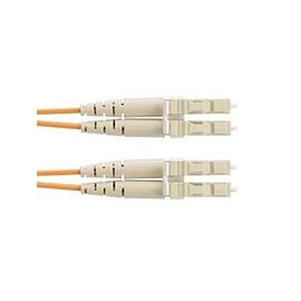 PANDUIT Cable de parcheo OM1 de 2 fibras, LC duplex a LC duplex, clasificado riser (OFNR), cable con revestimiento de 1.6mm - F