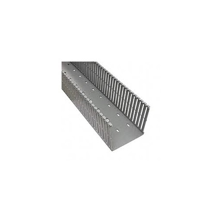 PANDUIT Conducto ranurado estrecho, PVC, 4 X 4 X 6 ' - F4X4LG6