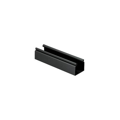 PANDUIT Conducto sólido con bisagras, Montaje en superficie, tipo HS, PVC, Negro - HS2X2BL6NM