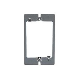 PANDUIT Adaptador de placa de pared de una unidad, para aplicaciones de comunicación, CRS Galvanizado - MWBA1