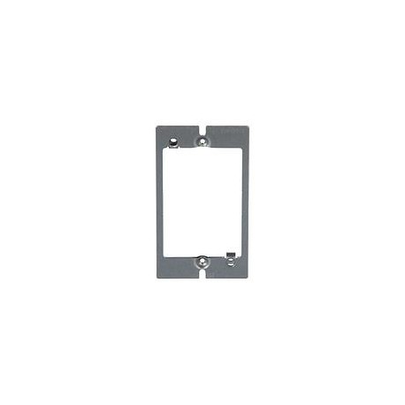 PANDUIT Adaptador de placa de pared de una unidad, para aplicaciones de comunicación, CRS Galvanizado - MWBA1