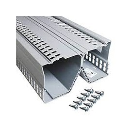 PANDUIT Conducto de cableado DIN PanelMax de 4 alturas (base) - DRD44LG6