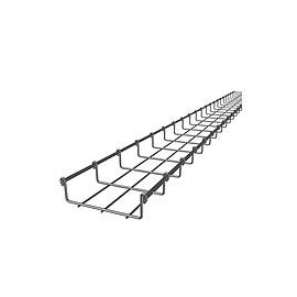 CHAROFIL Charola tipo malla, 3Mts, 33/150 mm, hasta 78 cables Cat6, Acabado Electro Zinc - MG50422EZ