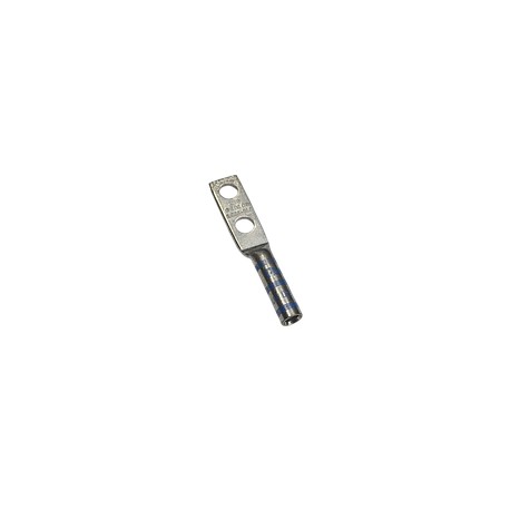 PANDUIT Conector de compresión de cobre estañado, AWG 6, Azul - LCC614AL