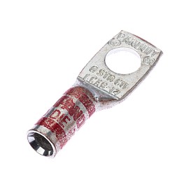 PANDUIT Conector de compresión de cobre estañado, AWG 8, Rojo - LCA814L