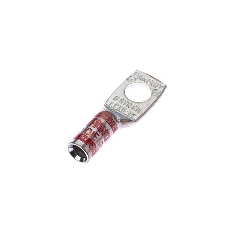 PANDUIT Conector de compresión de cobre estañado, AWG 8, Rojo - LCA814L