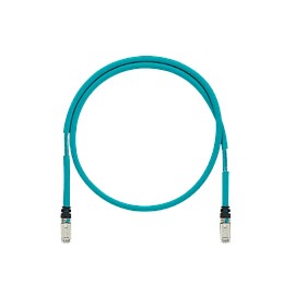 PANDUIT Cable de conexión blindado, Categoría 5e, 24 AWG, 2M, Verde Azulado - ISTPHCH2MTL