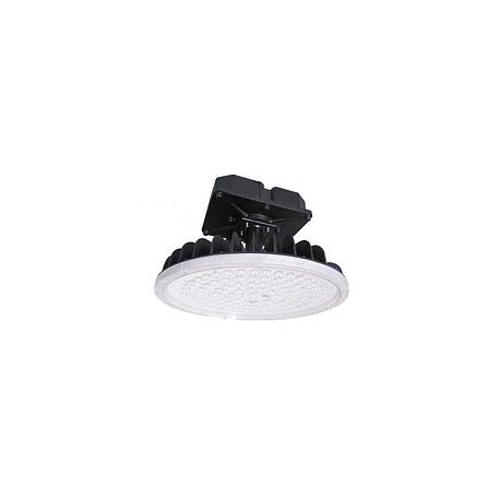 Luminaria LED tipo campana de alto montaje, marca SUPRA, consumo 200W