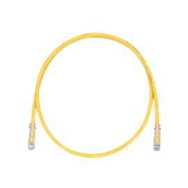 PANDUIT Cable de conexión UTP, Categoría 6, Enchufes modulares TX6 Plus, 24 AWG, Amarillo - UTPSP7YLY