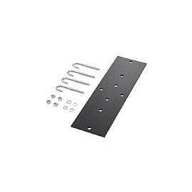 HOFFMAN Kit de placa de montaje de bastidor a pista, 6.00 y 12.00, Acero, Negro - LRRMPBLK