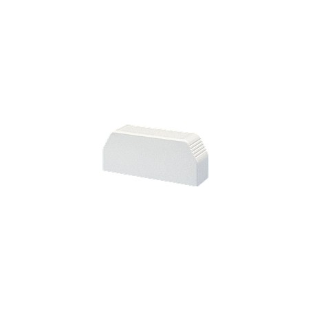 PANDUIT Tapa extremo T-70, PVC, Blanco - T70ECWH