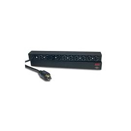 PDU para rack APC, básica, 1 U, 20 A, 120 V, (10) 5-20 L5-20P - AP9564