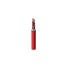 Cable Sistema Alarma contra Incendio 2 x 16AWG, conductor de cobre solido, aislamiento Polipropileno, cubierta PVC color rojo, 